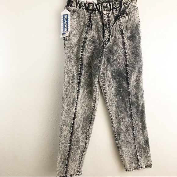 Rigolletto Blasted Black white tie dye pants size 16 New with tags - Picture 1 of 8